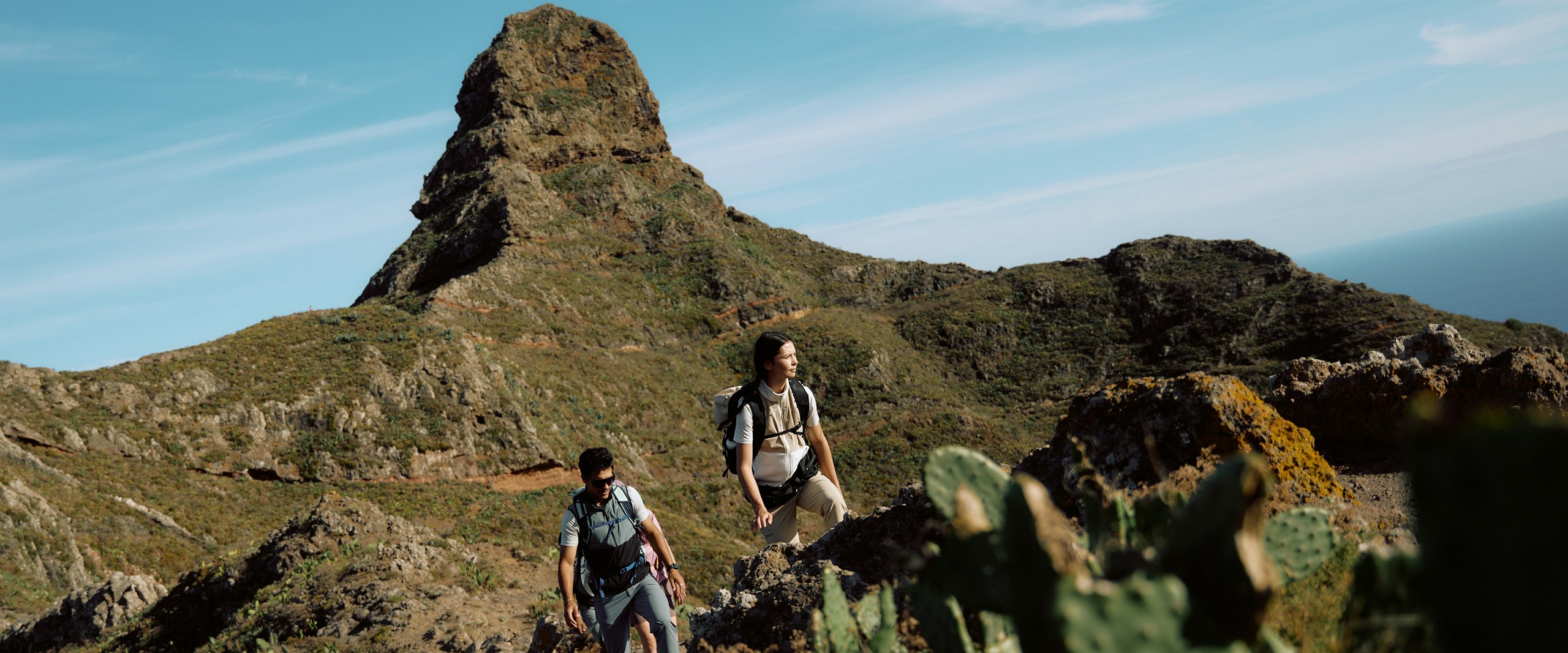 Wanderer in den Bergen