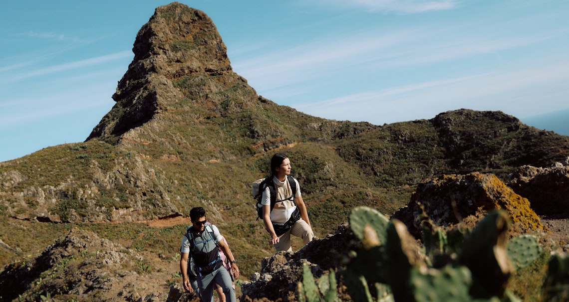 Wanderer in den Bergen