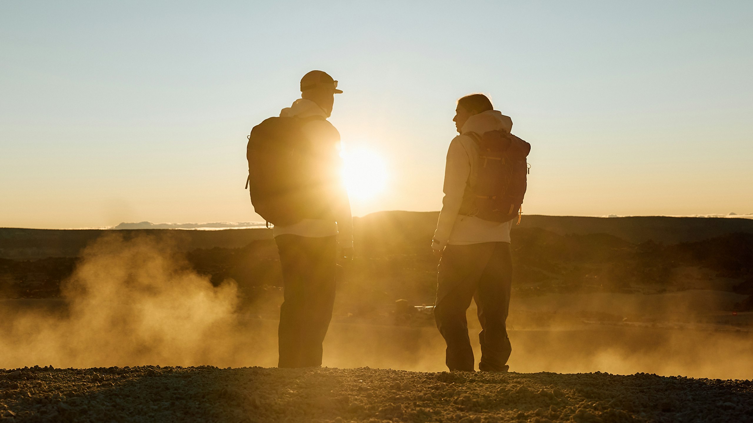 Sonne - Wanderer - stehend 