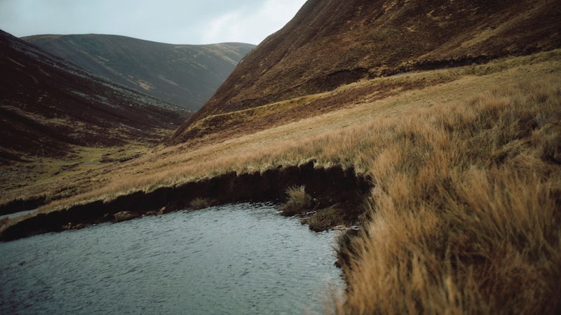 Landschaft in Schottland, Schöffel.